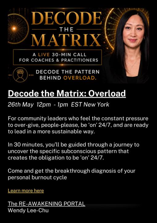 Recommending This Eye Opening Session With Wendy.