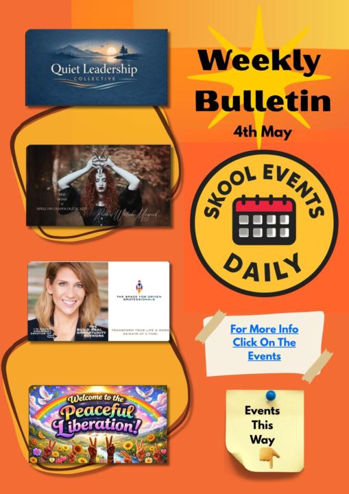 Whats Happening This Week  4th May, Weekly Bulletin Is Out