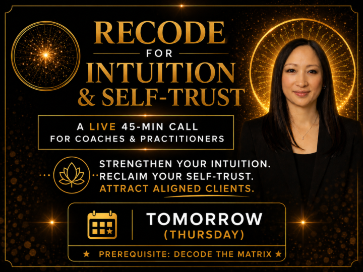 30th April, Recode for Intuition & Self Trust