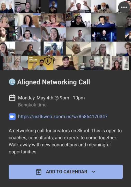 This week in the Aligned Entrepreneur Network... it's all about the people.