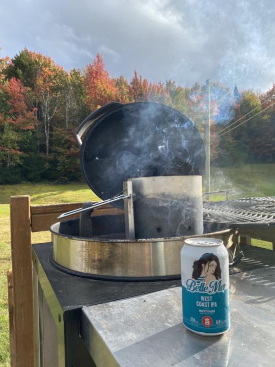 #ChallengeBBQ poulet entier sur cannette de bière 