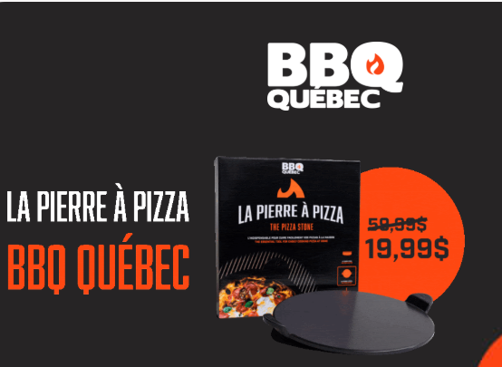 19.99$: Deal de pierre à Pizza bbq quebec, au lieu de 59.99!