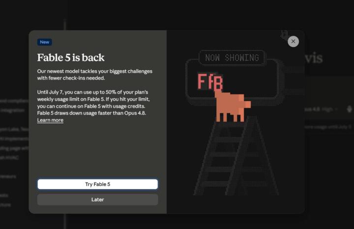 🔥 Fable 5 is back in Claude Code — and I'm already deep in it