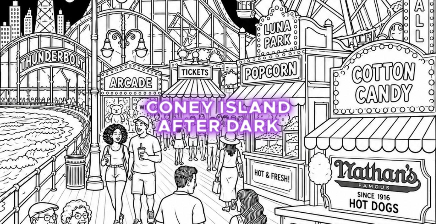 Vacation Destination 5 — Coney Island After Dark