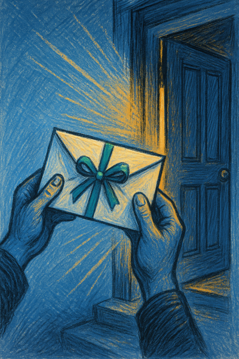 Sales Prompt - Standing on Their Porch with a Gift—and No One Answers?