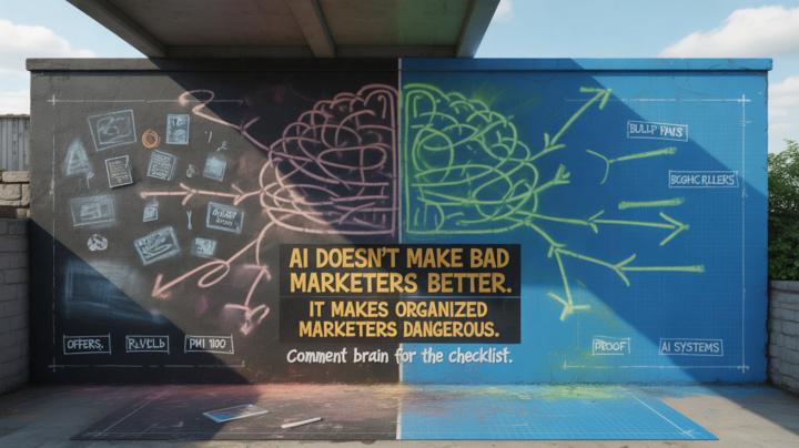 AI doesn’t make bad marketers better. It makes organized marketers dangerous. Here’s why
