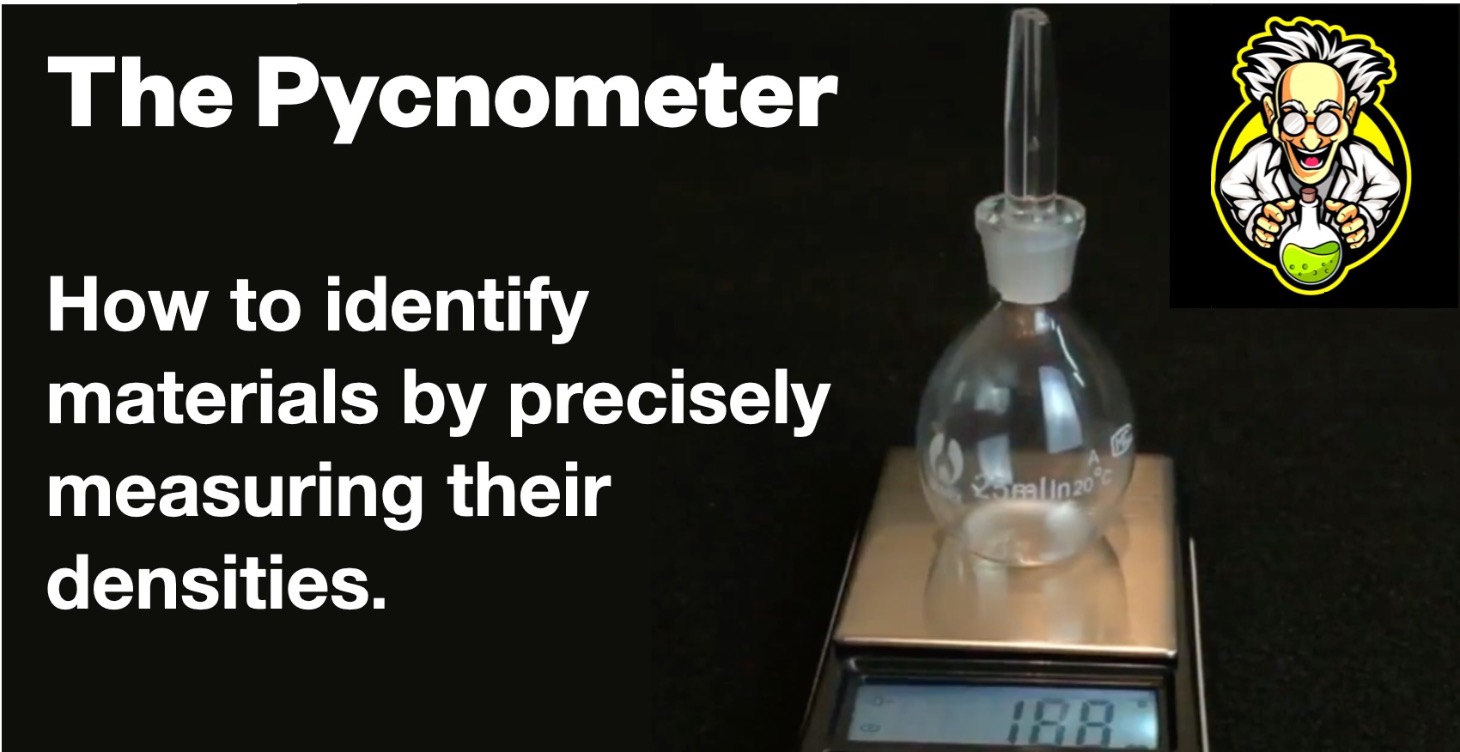 Pycnometer: Key to identifying mystery materials.