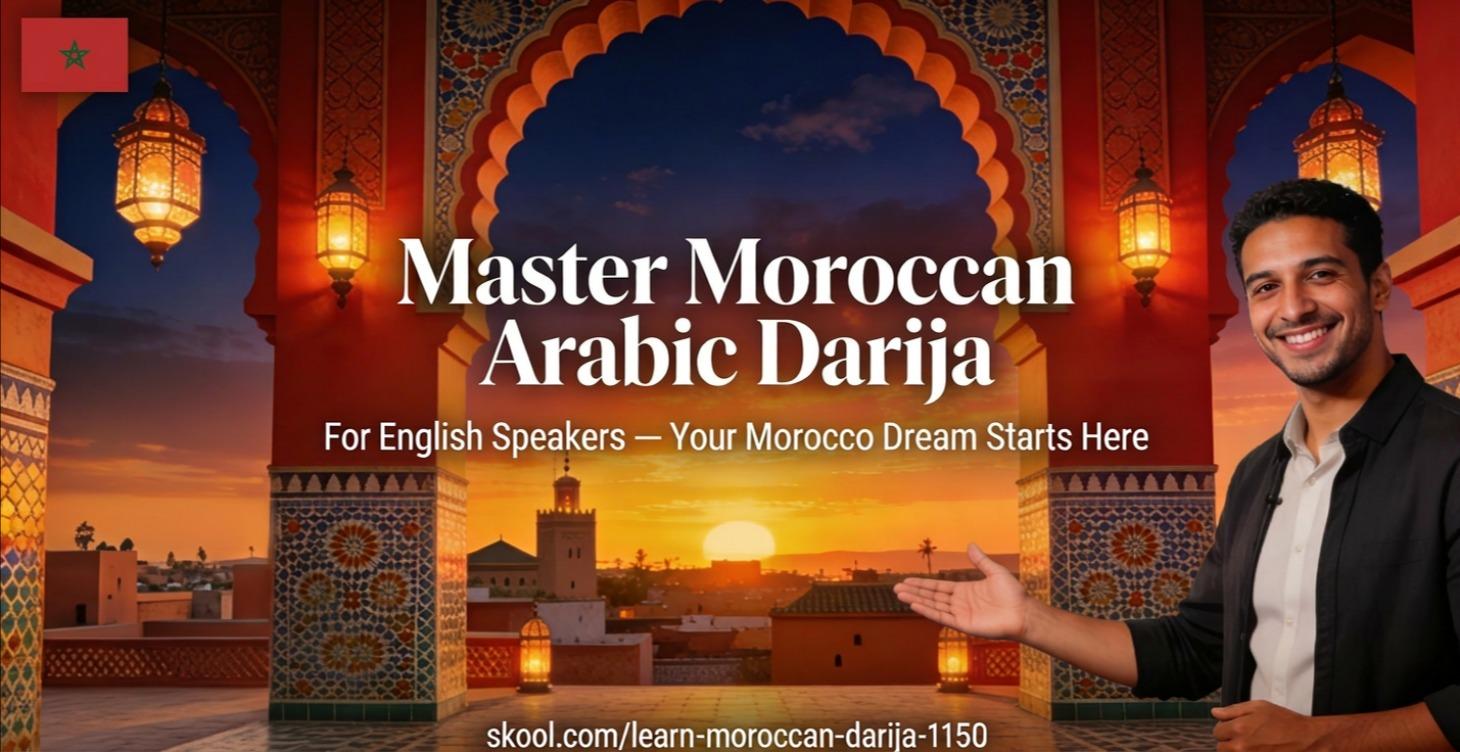 🇲🇦 Master Moroccan Darija – For English Speakers