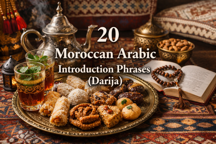 👋 20 Moroccan Arabic Introduction Phrases (Darija)