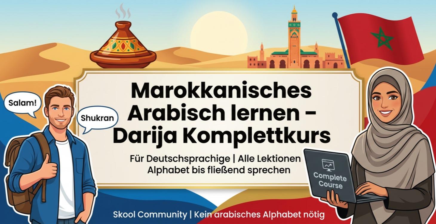 🇲🇦 Darija lernen für Deutschsprachige
