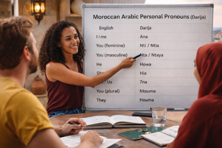 Moroccan Arabic Personal Pronouns (Darija)
