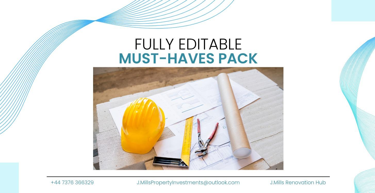 Full Editable Word Must-Haves Pack