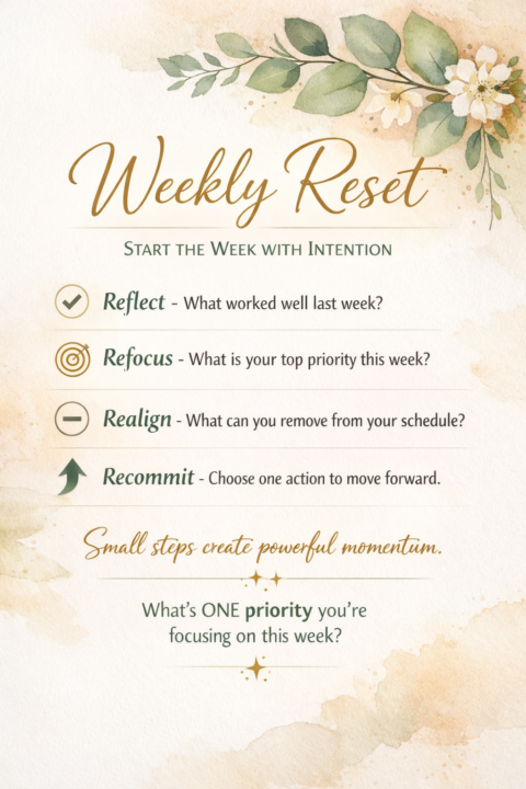 Start the Week with Intention