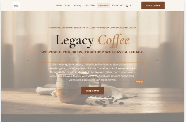 Website/store development mismatch