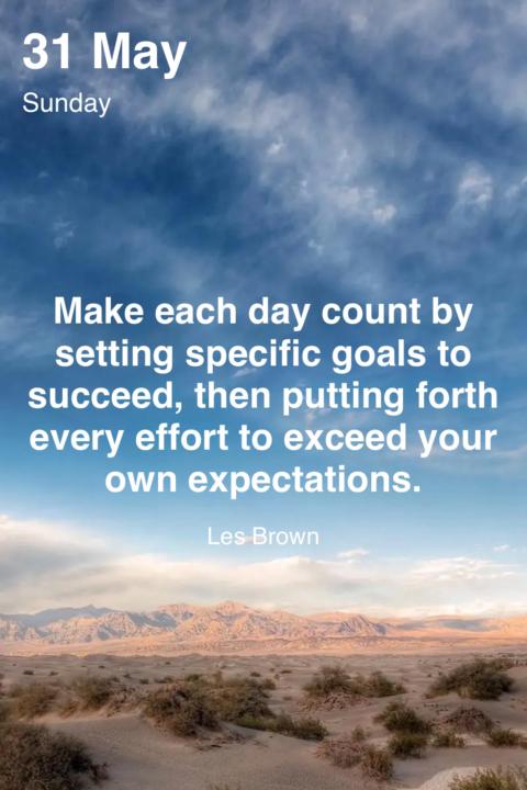 Motivation for the week