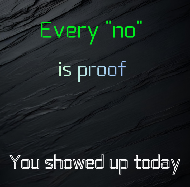 Just show up!