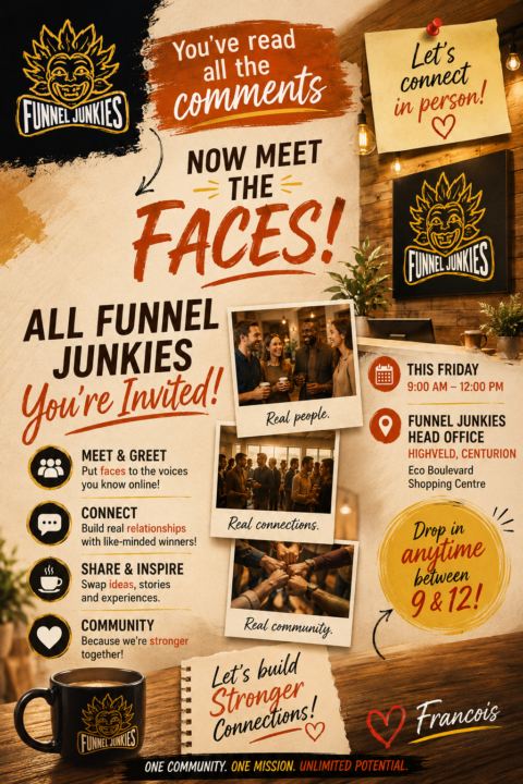 FJ - In-Person Meet-Up -  Friday, 10 July - 9 to 12.