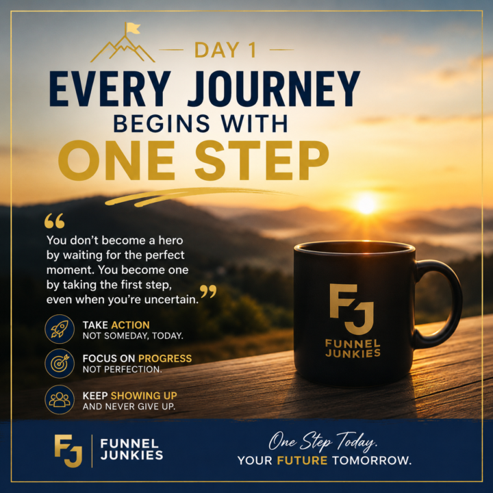 YOUR FUTURE STARTS WITH ONE STEP