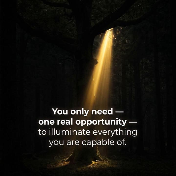 You only need one Opportunity... 