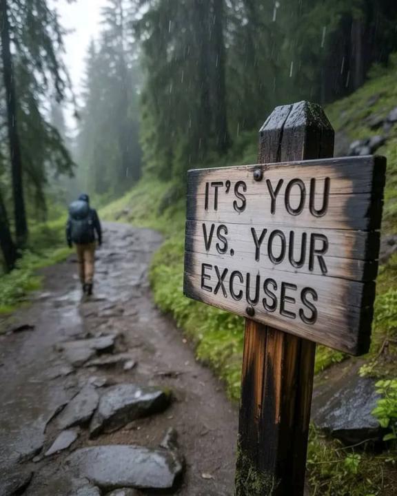 It`s You vs Your Excuses.