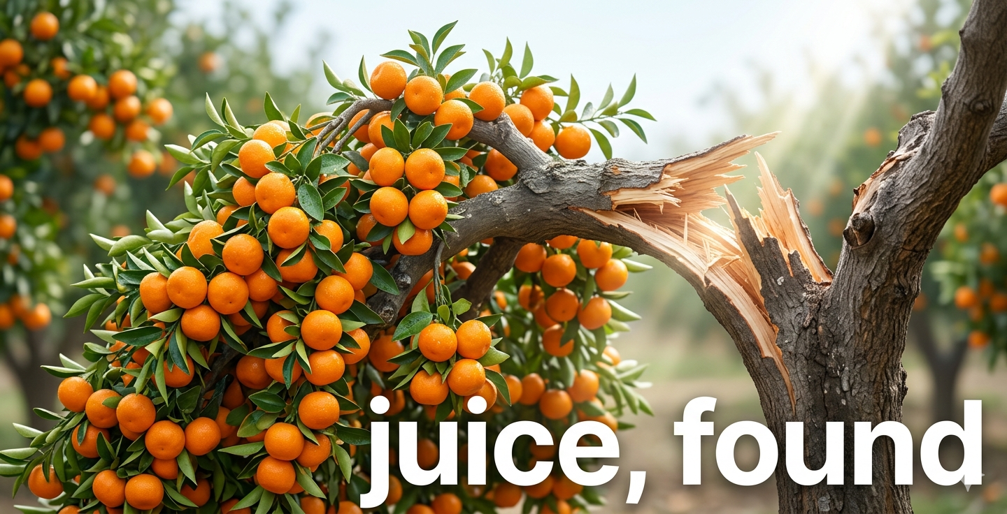 juice, found.