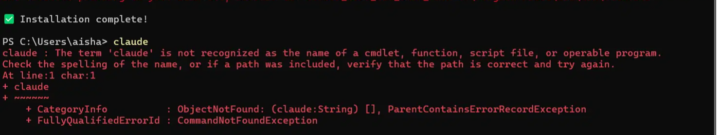Trouble Installing Claude Code