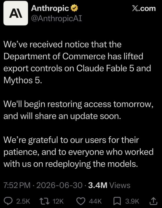 Fable 5 Coming Tomorrow