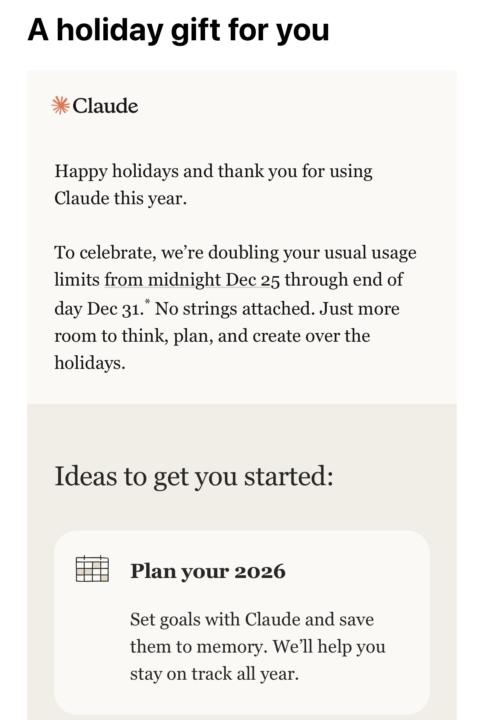 2X usage from Claude - Challenge Accepted