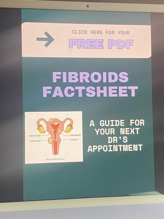 Download your FREE Fibroids Factsheet here