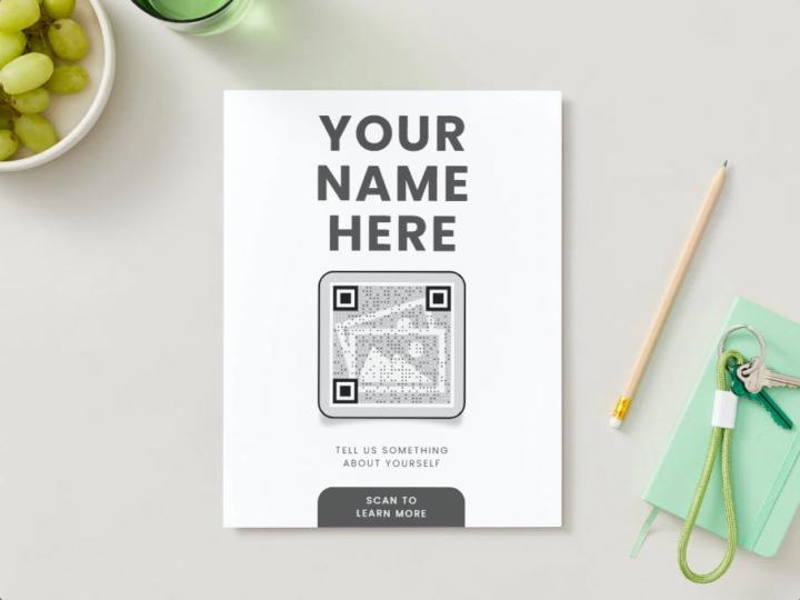 📄 Logo QR Code Flyers (Offline → Skool Traffic)