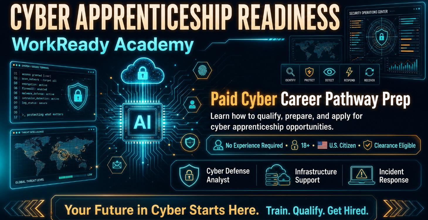 Cyber Apprenticeship Fast-Track: Get Paid to Learn