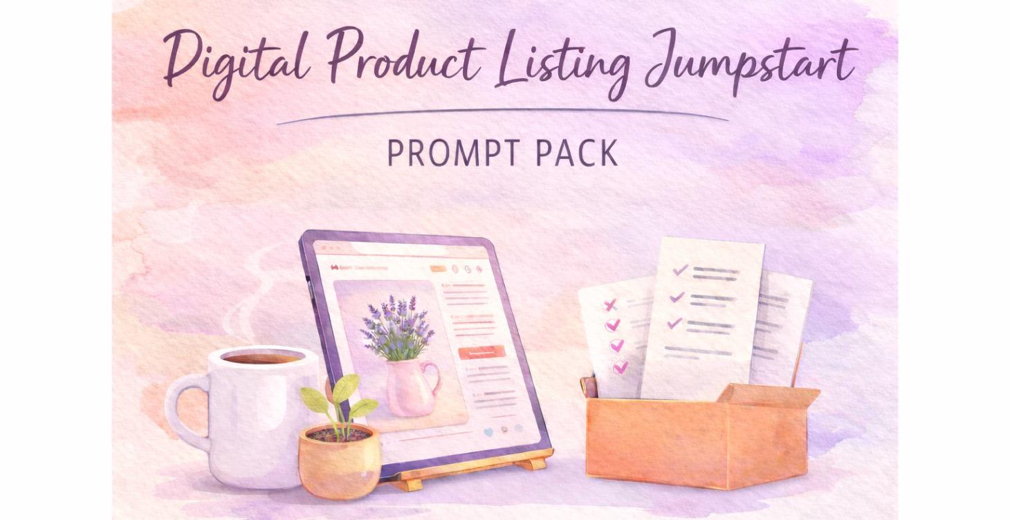 Product Listing Jumpstart Prompt Pack
