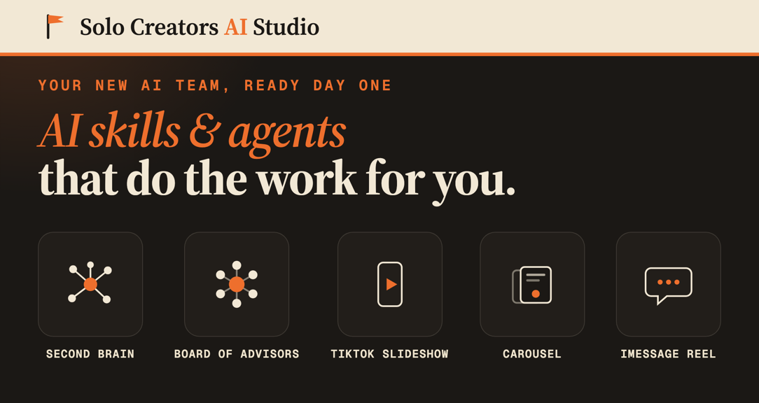Solo Creators AI Studio