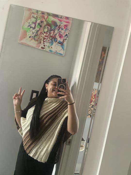 My first poncho!!!
