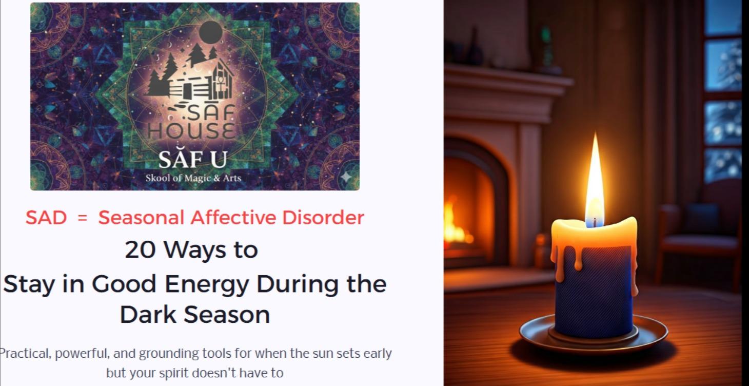 Tips and Tactics  to Overcome S.A.D. Season