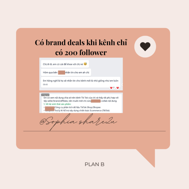 Sophia lại có thêm 1 brand booking, bạn đợi gì mà chưa chia sẻ?