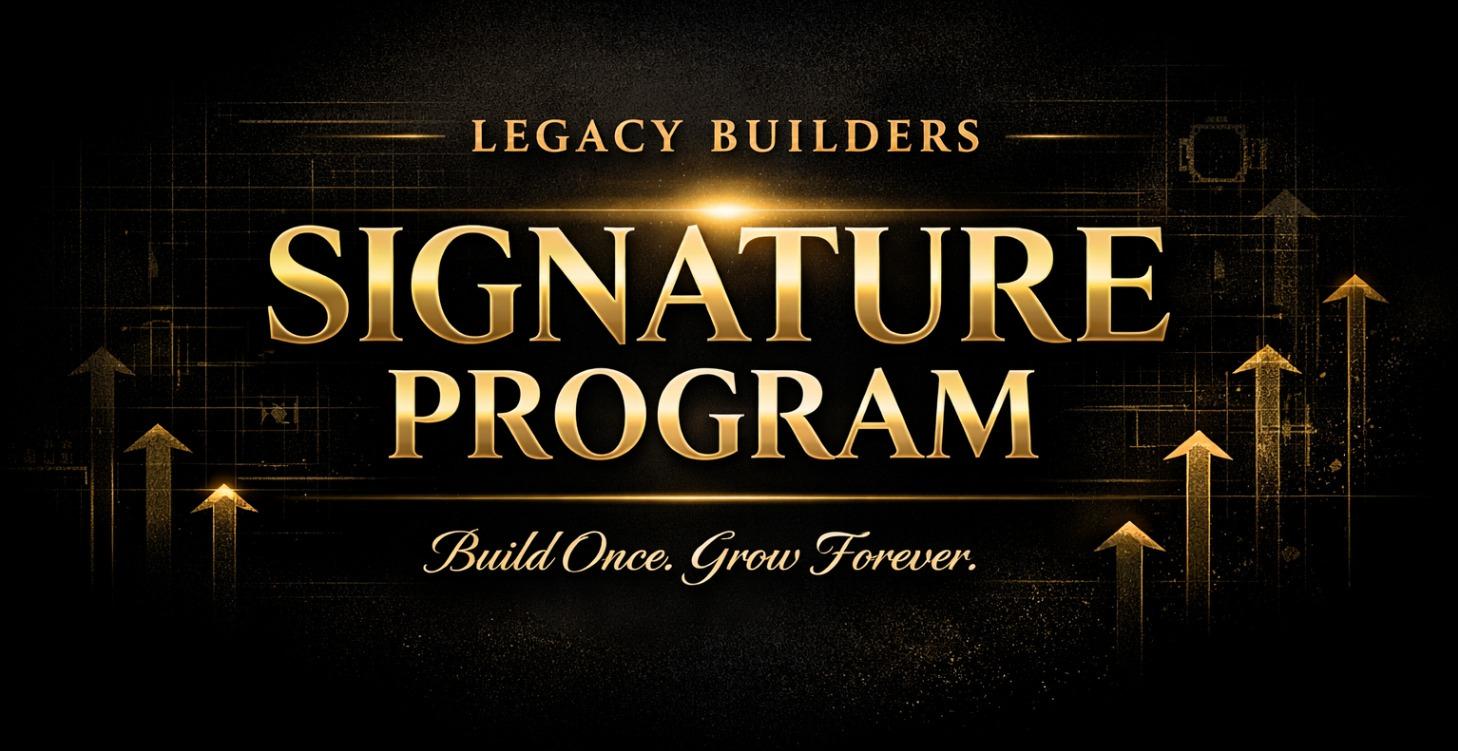 Legacy Builders - Signature Course 4 Bundle Pack