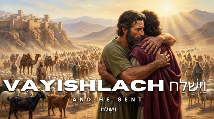 Torah Portion VAYISHLACH:  He sent — וַיִּשְׁלַח (Genesis 32:3-36:43) 