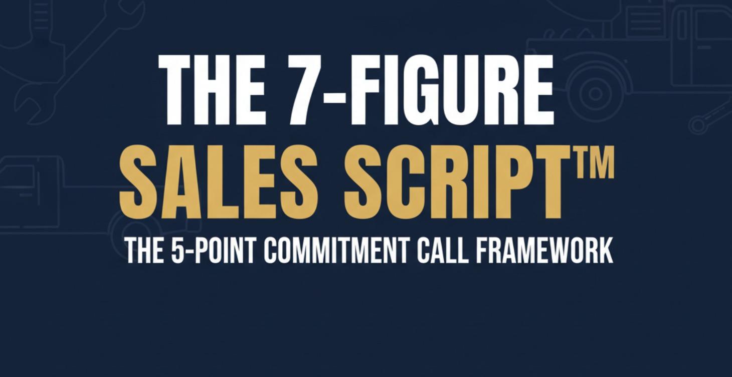 The 7 FIGURE  IN-HOME SALES SCRIPT™