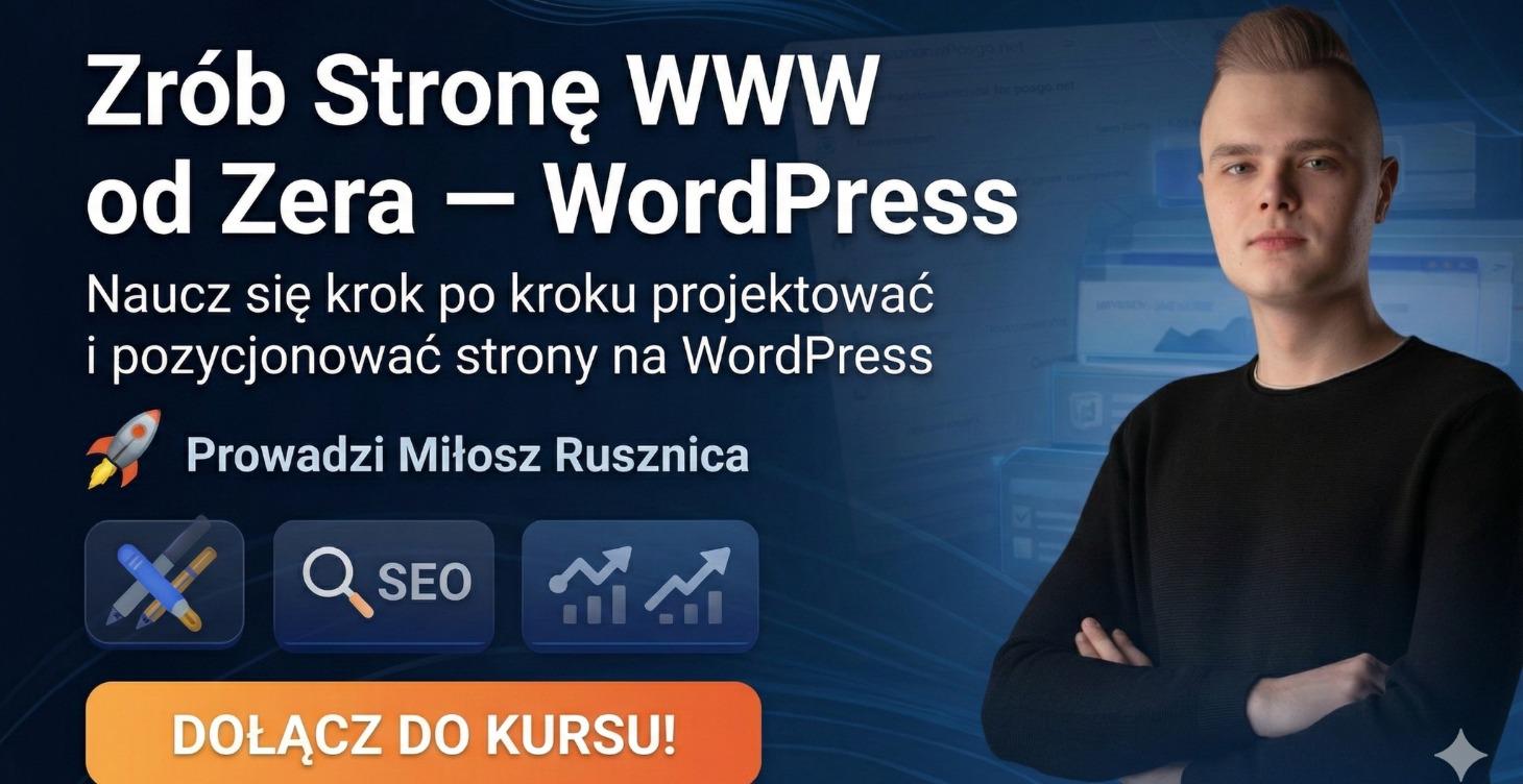 Zrób Stronę WWW od Zera — WordPress ✅