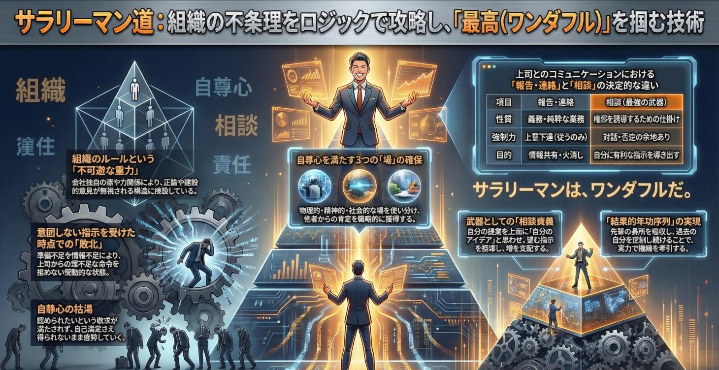 （サラリーマン道）組織の不条理をロジックで攻略する