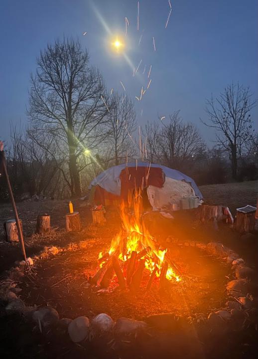 Fuoco di questa sera 