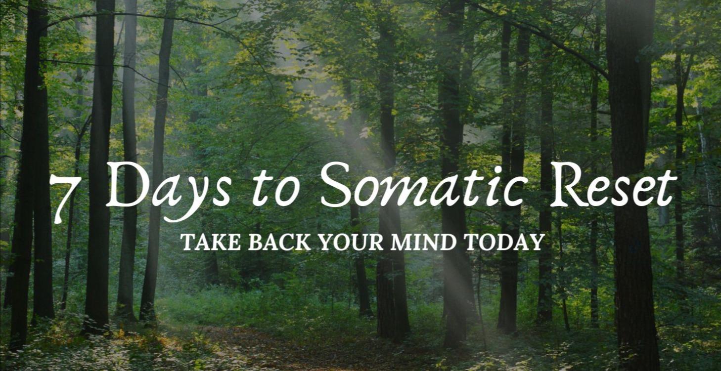 FREE: 7 Days to Somatic Reset