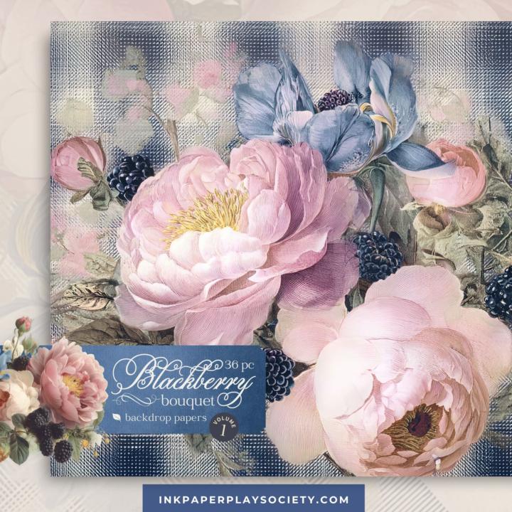Blackberry Bouquet Paper Sets (vol 1-3) are here!