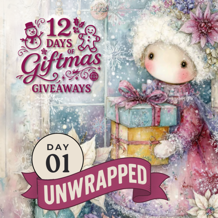 Day 1 of the '12 Days of Giftmas Giveaways' is unwrapped...