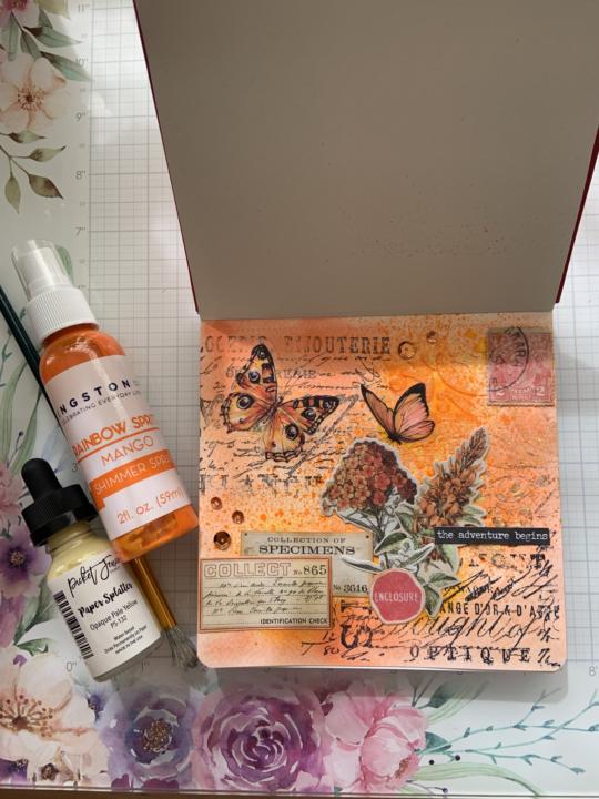 My first art journal page!