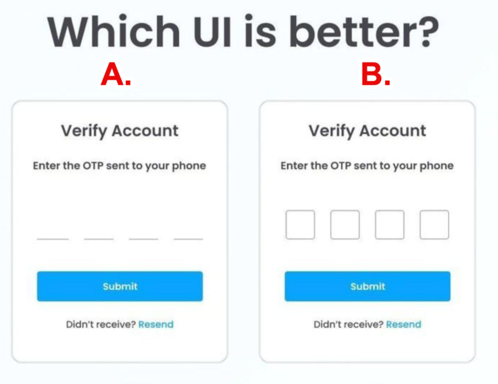 Which UI Design is Better?