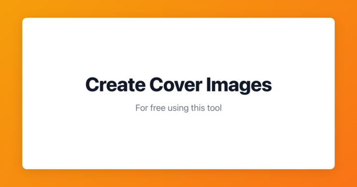 Simple Cover Images for Blog Pages or Social Posts