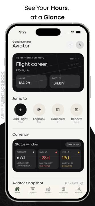 Launch Day for Version 2.0 of the Army Flight Logbook
