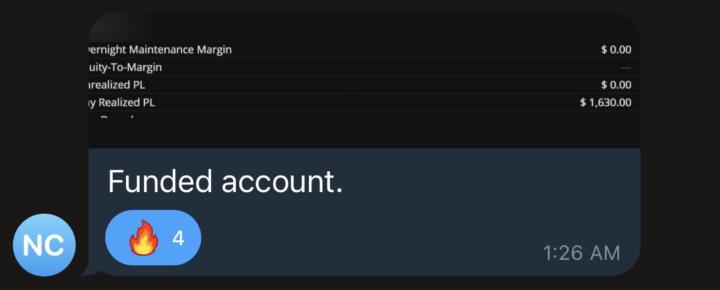 Another One Funded  +$1,630. Who’s Next?